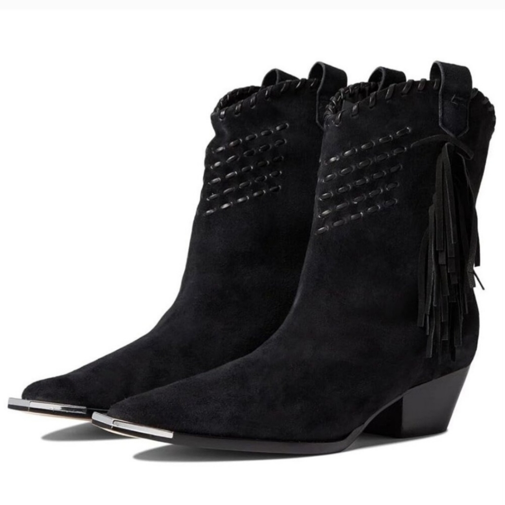 Schutz Alexxa Western Suede Boot